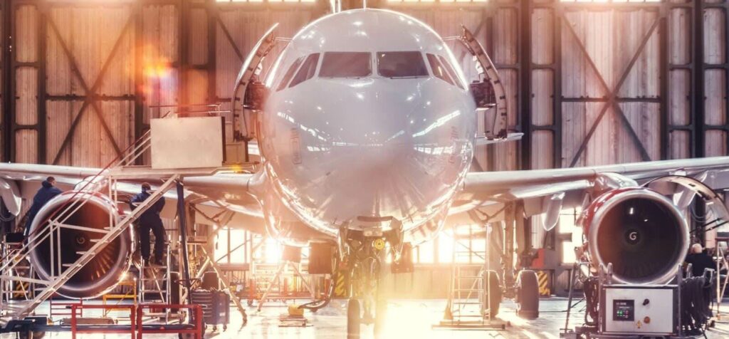 Cutting machines for aviation manufacturing facility